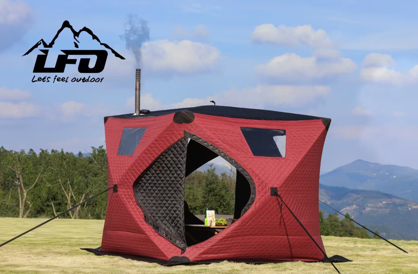 Premium portable tent sauna by TentSaunaSupply